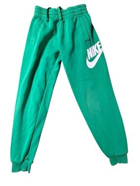Nike Sportswear Club Fleece Big Kids' Joggers Boys Youth Medium Stadium Green